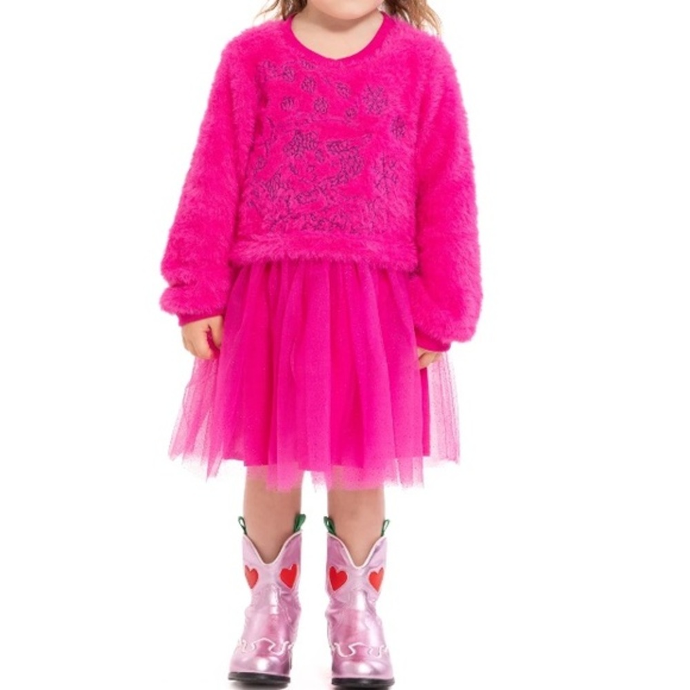 Strawberry Shortcake Pink Fuzzy Sweater